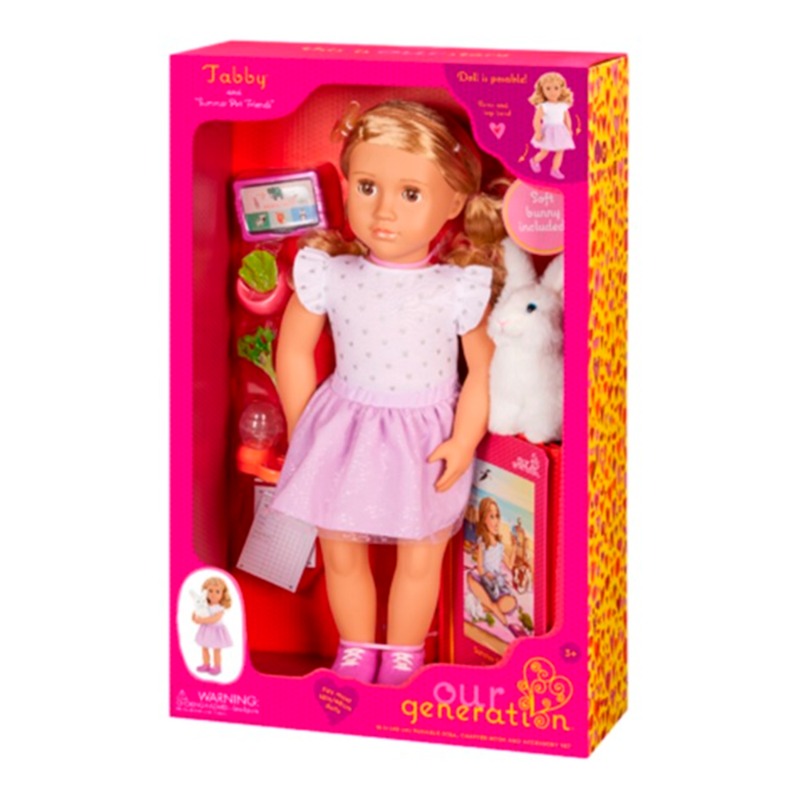 Our Generation Deluxe Pet Lover Doll W/ Book