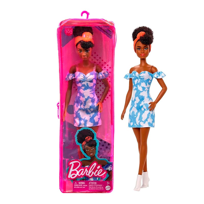 Barbie Fashionistas Doll - White And Blue Dress