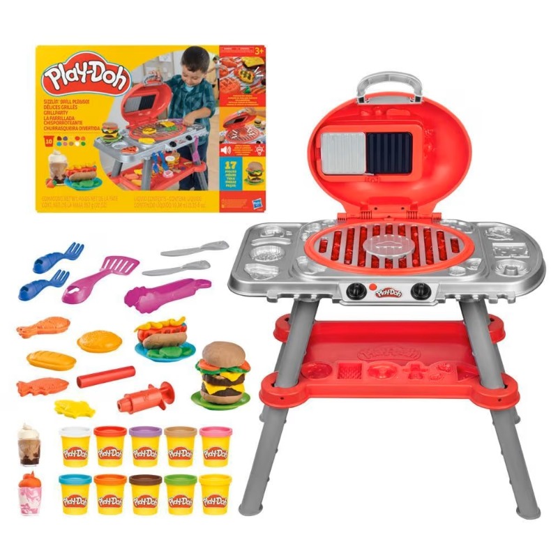 Play-Doh – Sizzlin' Grill Playset with Lights & Sounds