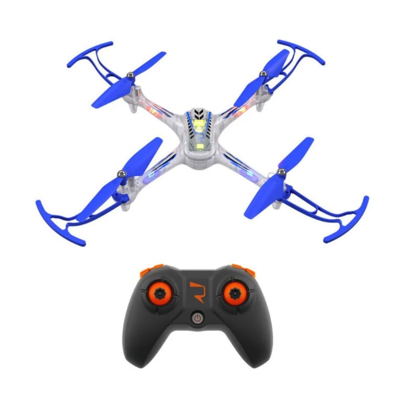 Syma - Revolt R/C 4-Channel Auto Hover Stunt Drone - Blue