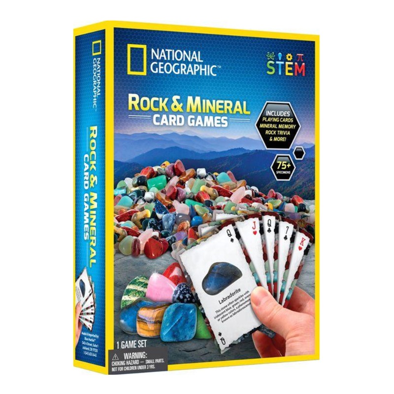 National Geographic Rock And Mineral Card Game