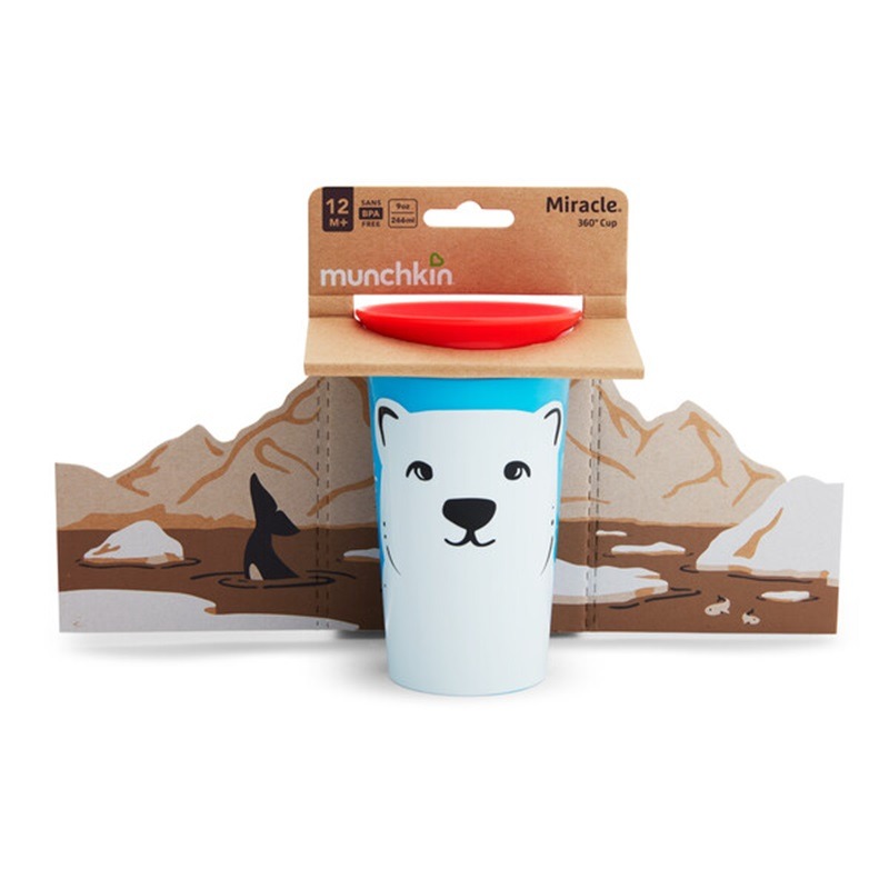 Miracle Wildlove Sippy Cup Polar Bear - 9oz