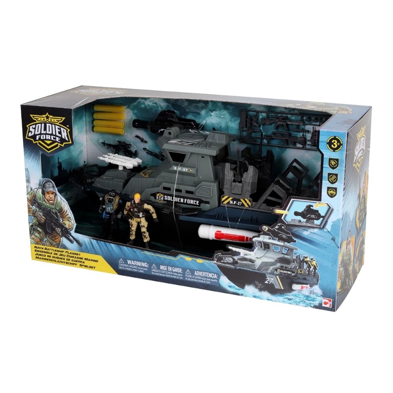 Dabdoob | Soldier Force Playset Naval Combat Battleship