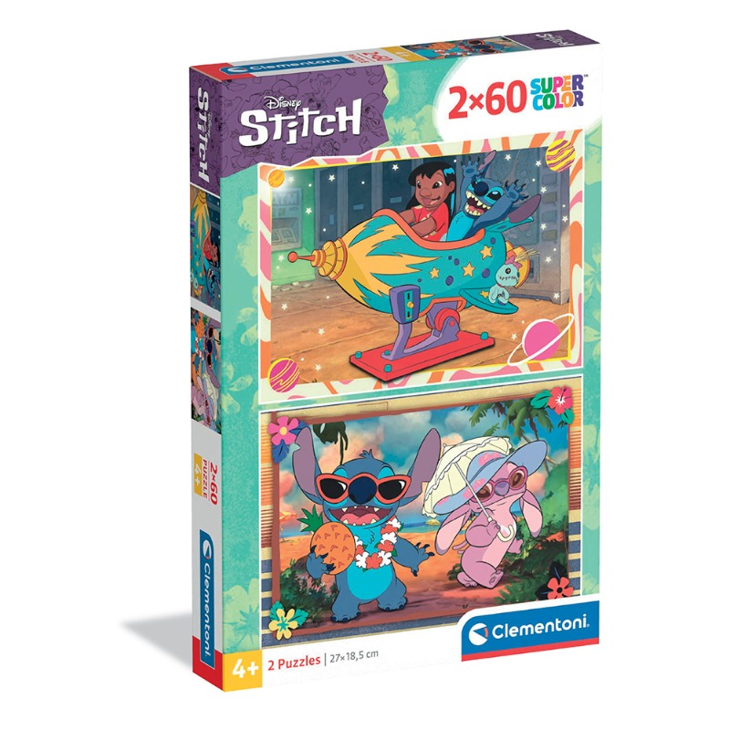 Clem. Puzzle Stitch Playful 2x60pcs