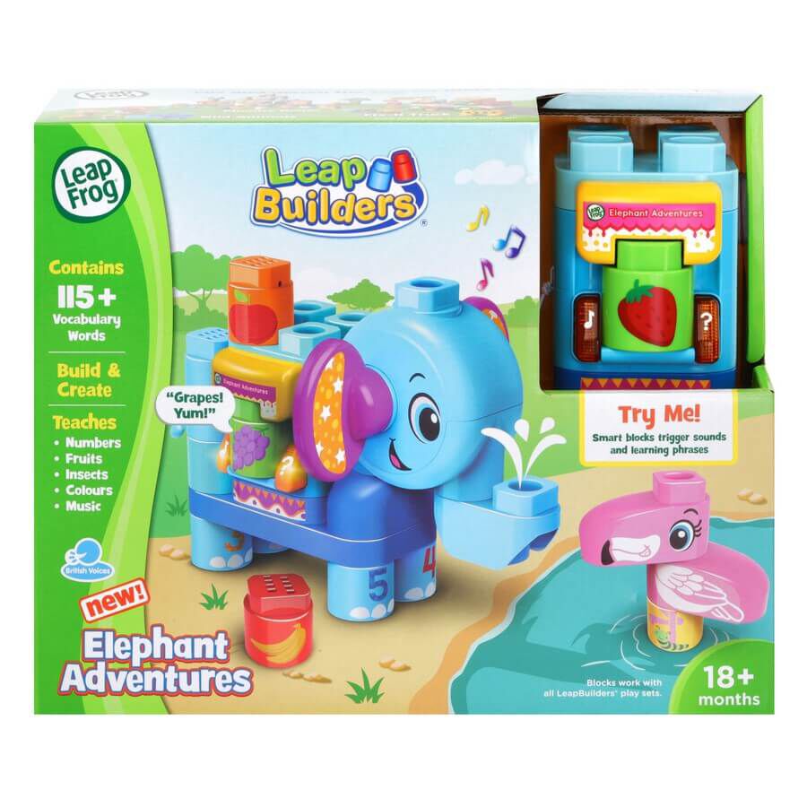 Leap Frog Fun Elephant Multicolor Blocks