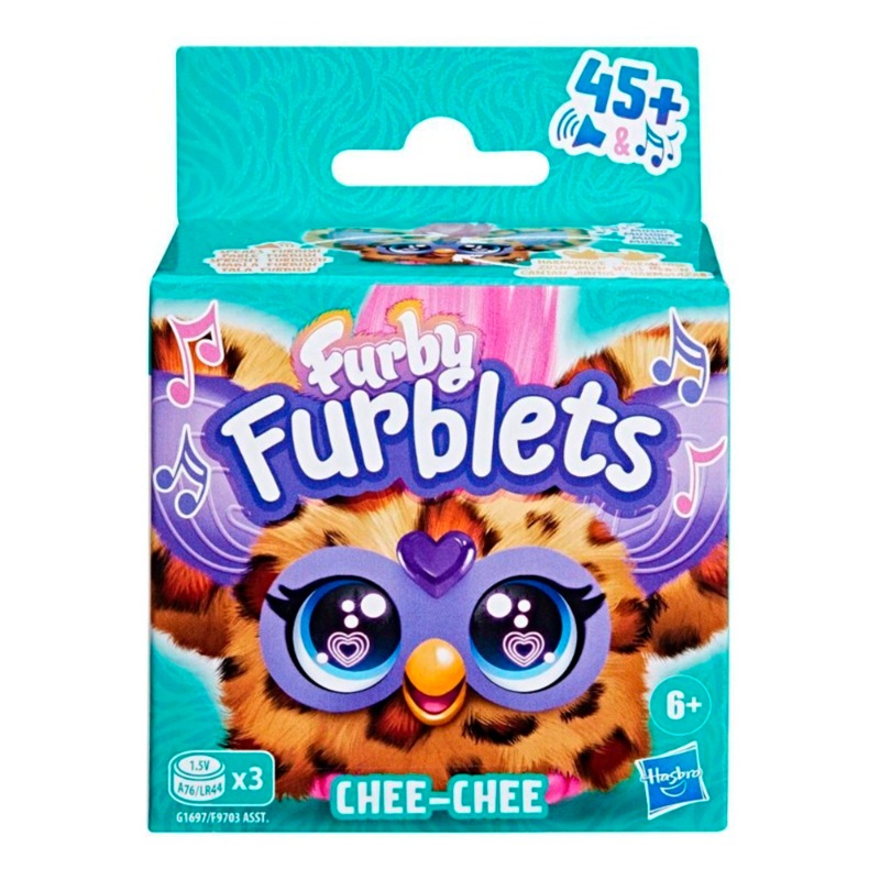 Furby Furblets Chee Chee Cheetah Mini Plush Toy