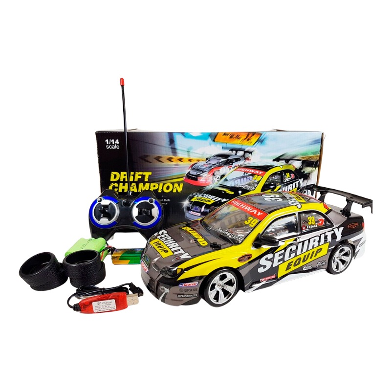 Crazon 1: 14 4WD Drift Car With Light - Yellow
