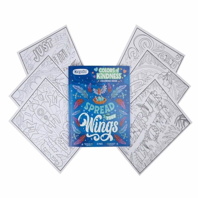 Crayola Colors Of Kindness Coloring Book - 40 Pages