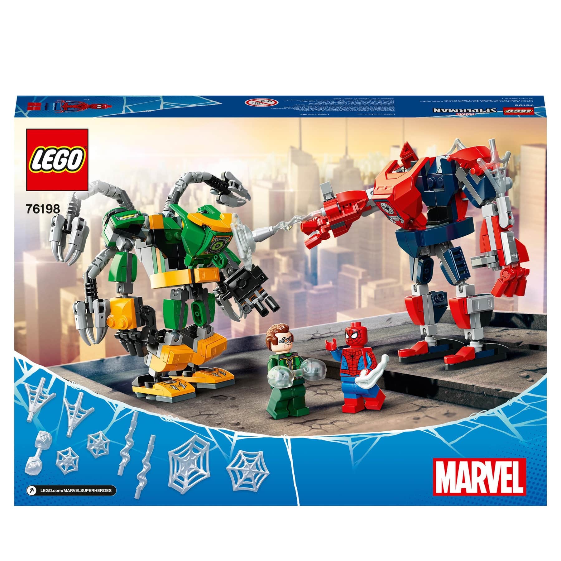 LEGO Marvel Spider-Man & Doctor Octopus Mech Battle - 305 Pieces