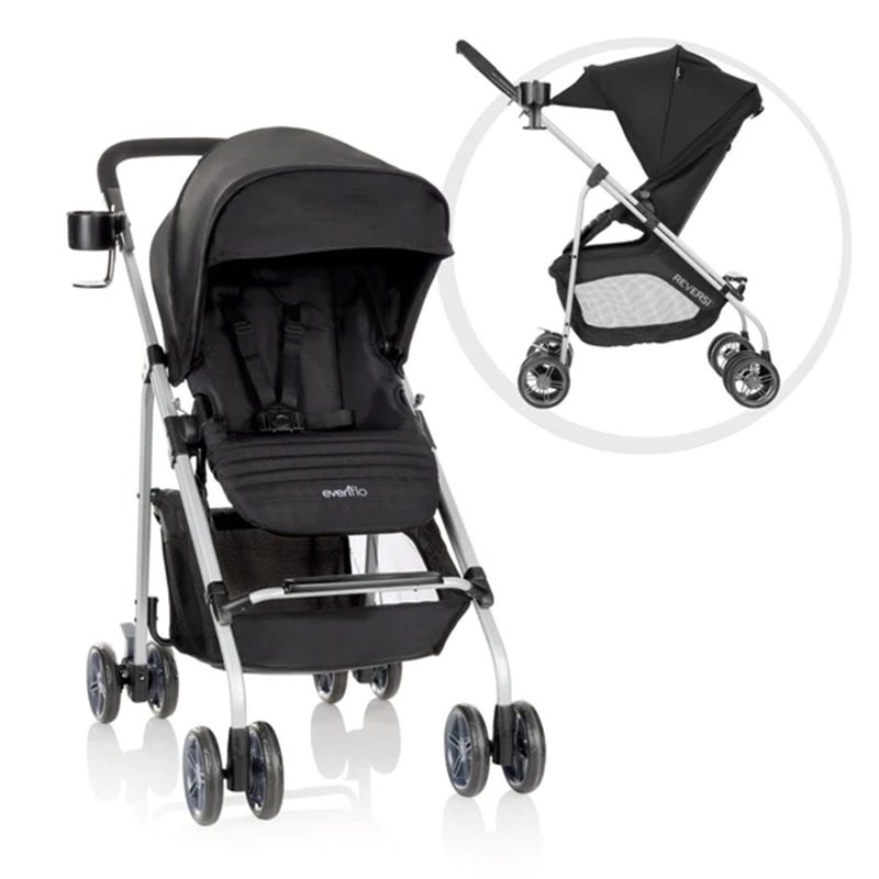 Evenflo Reversi Lightweight Stroller Altair Black