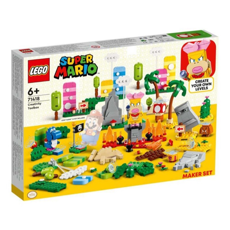 LEGO Super Mario Creativity Toolbox Maker Set Building Toy Set - 588 Pcs