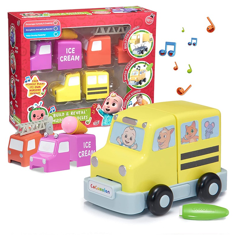 Cocomelon Build And Reveal Musical Vehicles