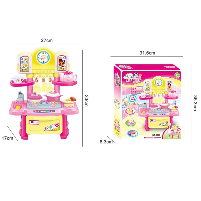 Kitchen Set 29 Pcs - Pink