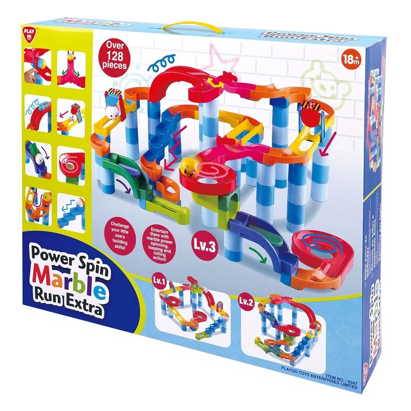 Play Go Power Spin Marble Run Extra