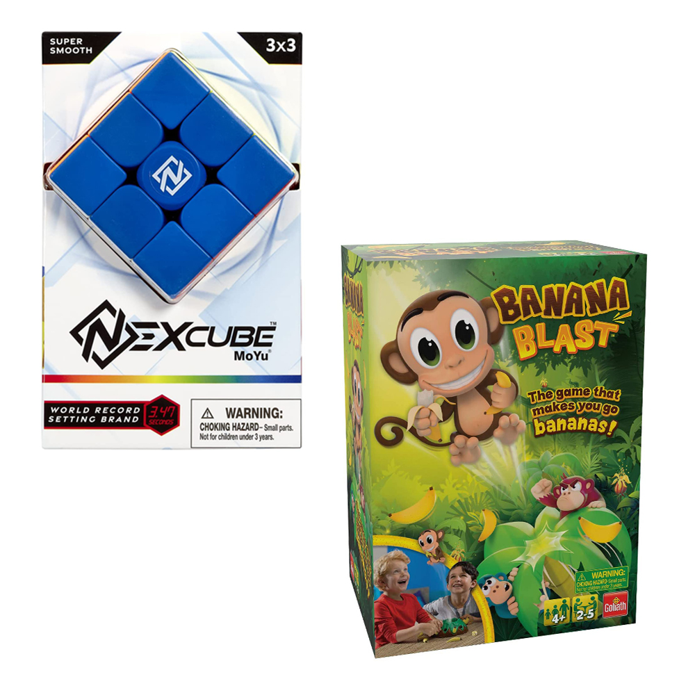 Goliath Banana Blast With Goliath Nexcube 3x3 Classic Bundle - 2 Pcs