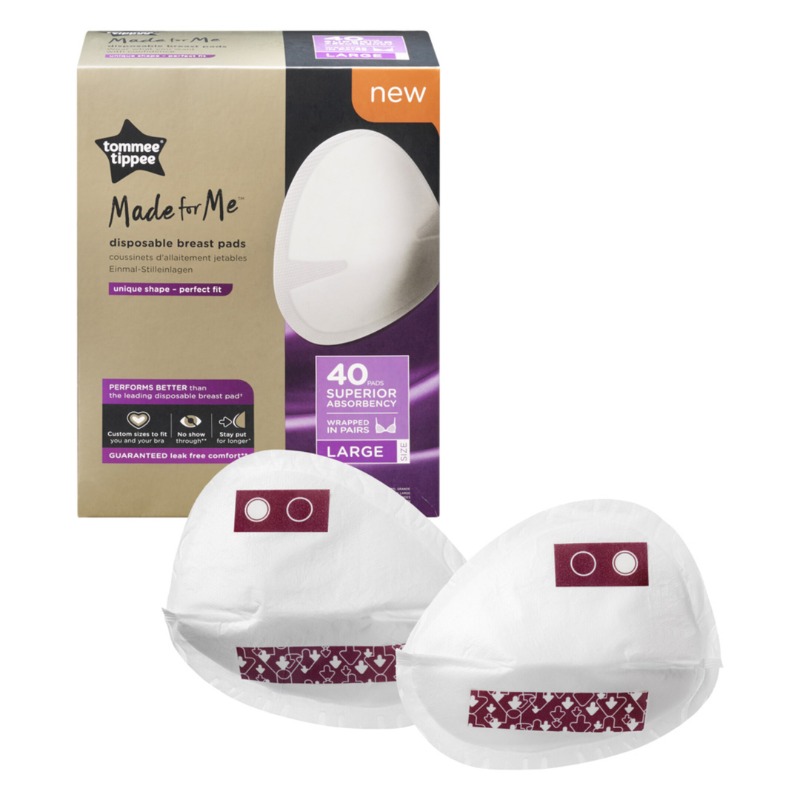 Disposable Breast Pads 40pcs Wrapped In Pairs Large Size