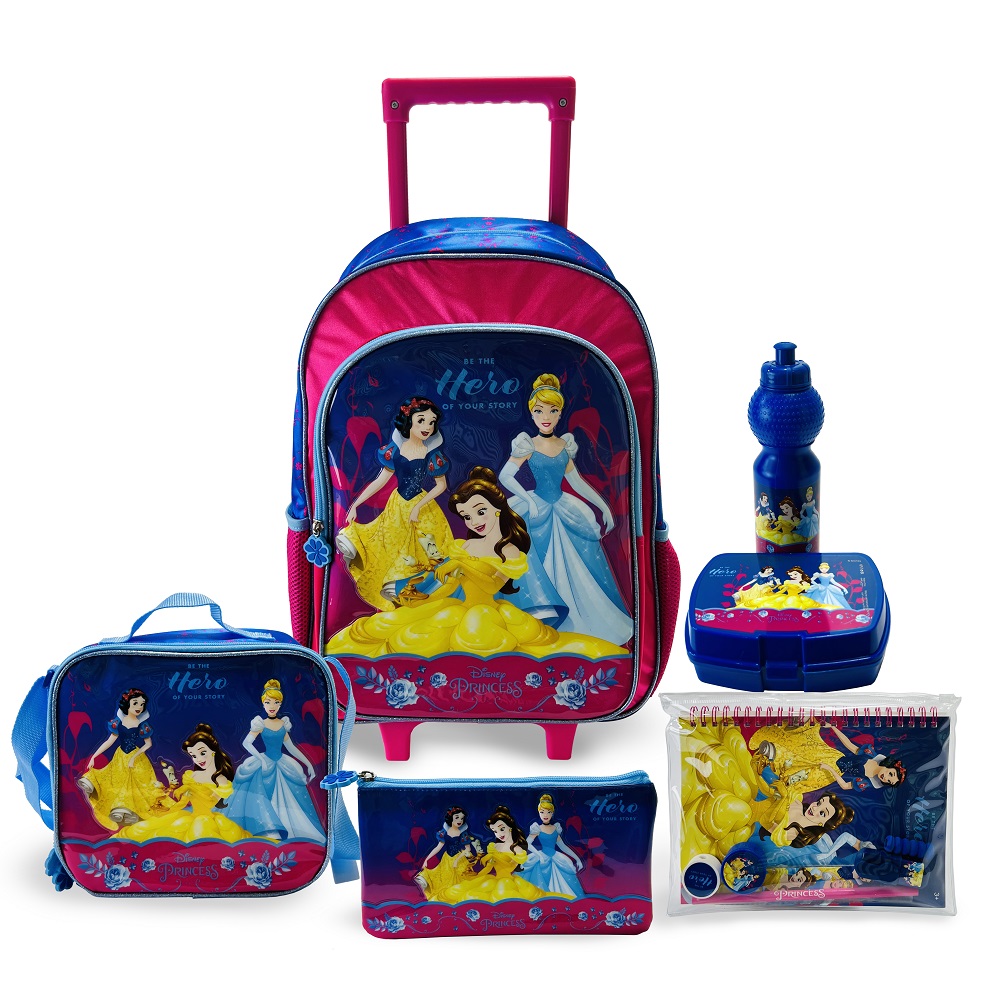 Disney Princess Be The Hero Of Your Story 6 In 1 Trolley Box Set - 18 Inch