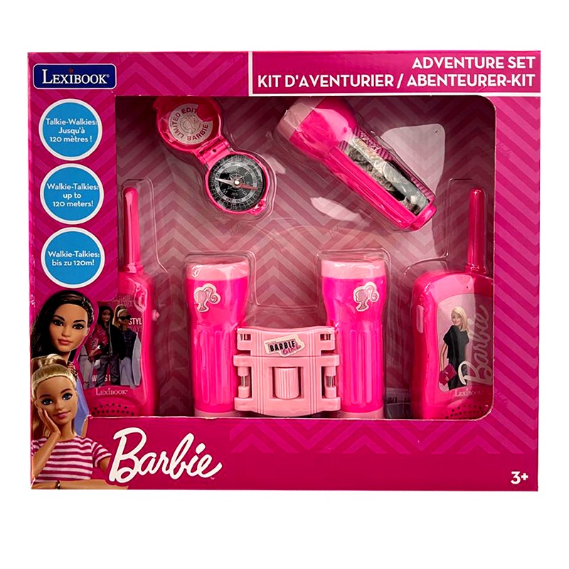 Lexibook Barbie Adventure Set with Walkie Talkies