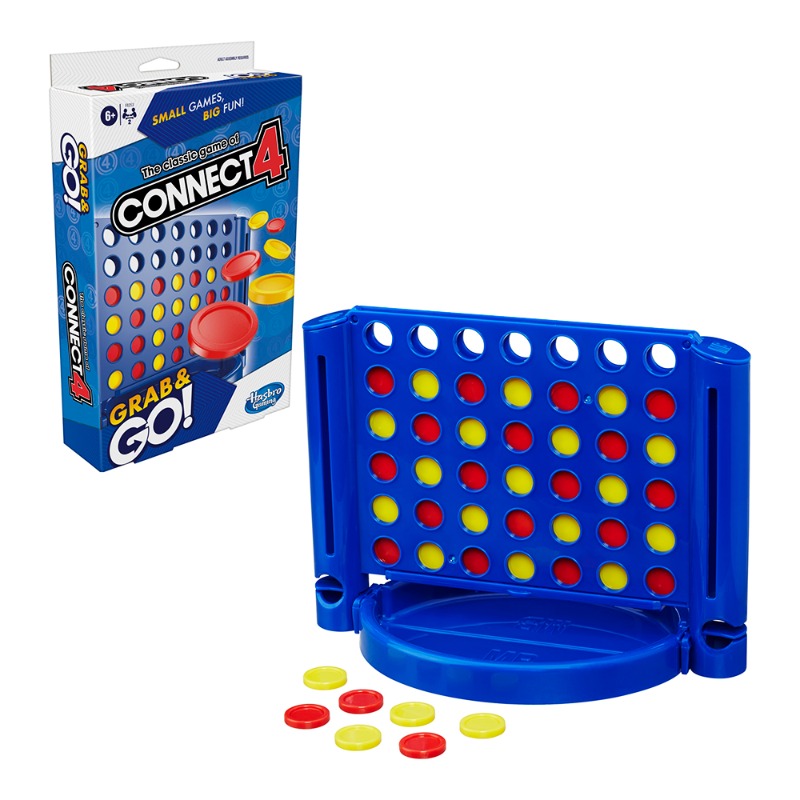 Hasbro Grab And Go Connect Portable 4 Game Kids