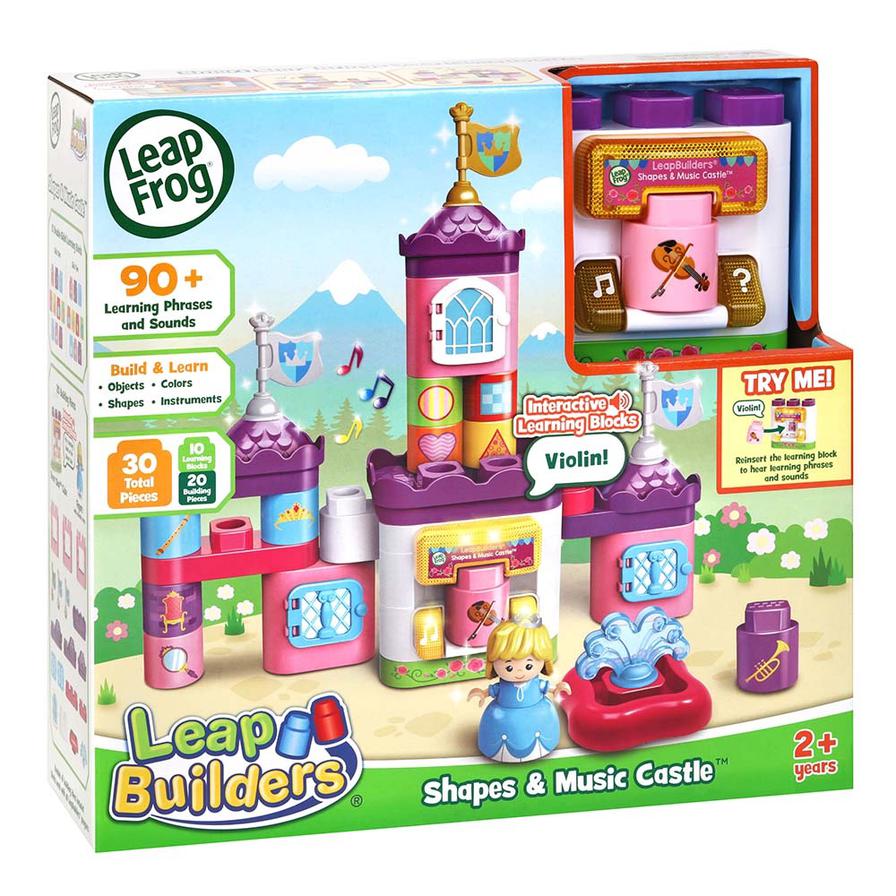 Leap Frog Leap Builders Shapes & Music Castle Set
