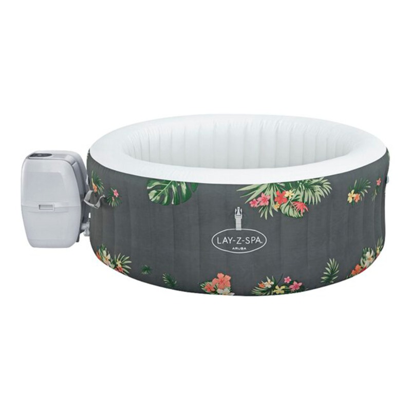 Bestway Lay-Z-Spa 3 Seater Inflatable Jacuzzi - Floral Design