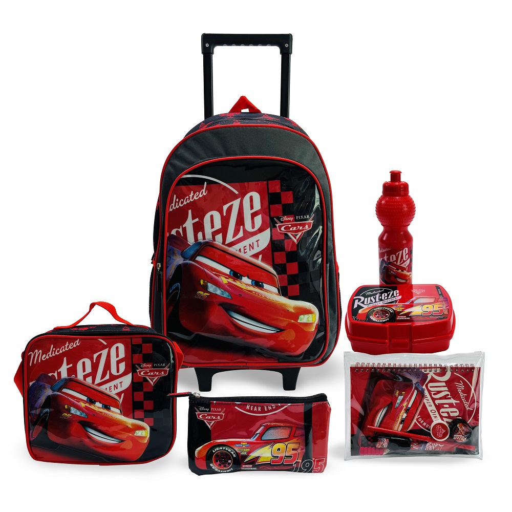 Disney Pixar Mc Queen School Set 6 In 1