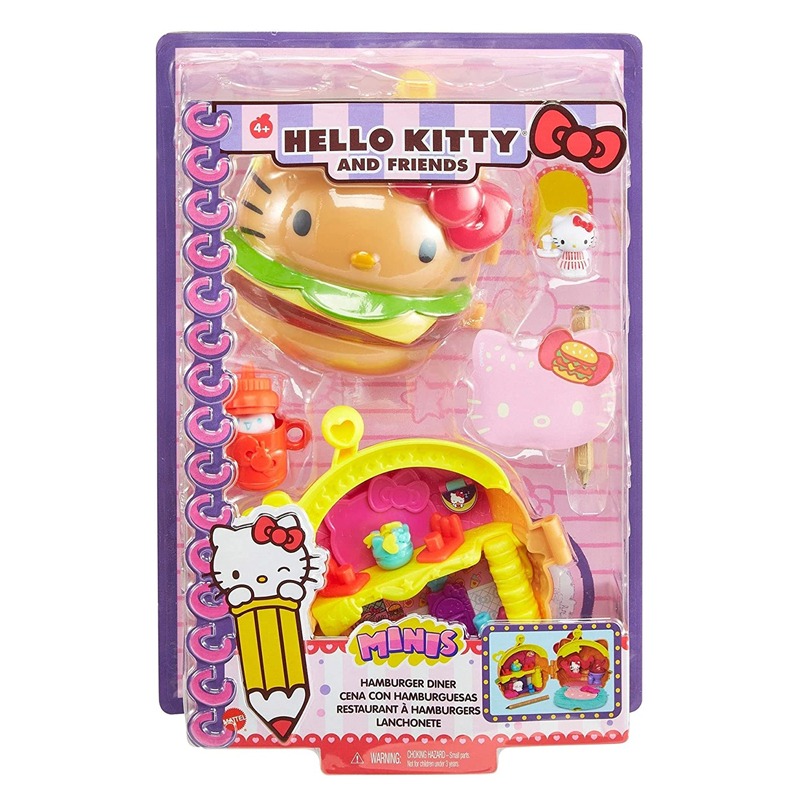 Hello Kitty & Friends Mini Playset - Hamburger Dinner