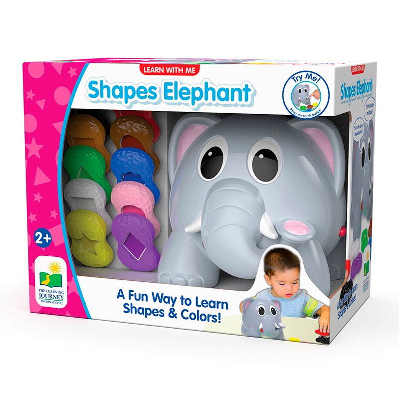 The Learning Journey Learn With Me Shapes Elephant
