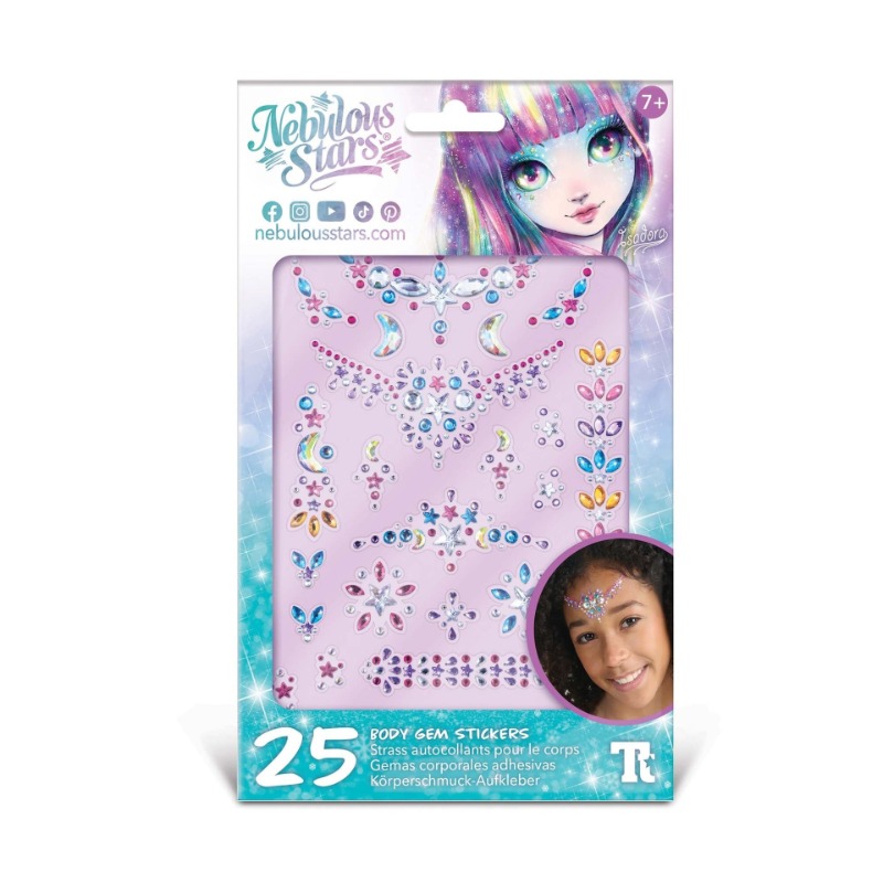 Nebulous Stars Body Gem Tattoo - Assortment
