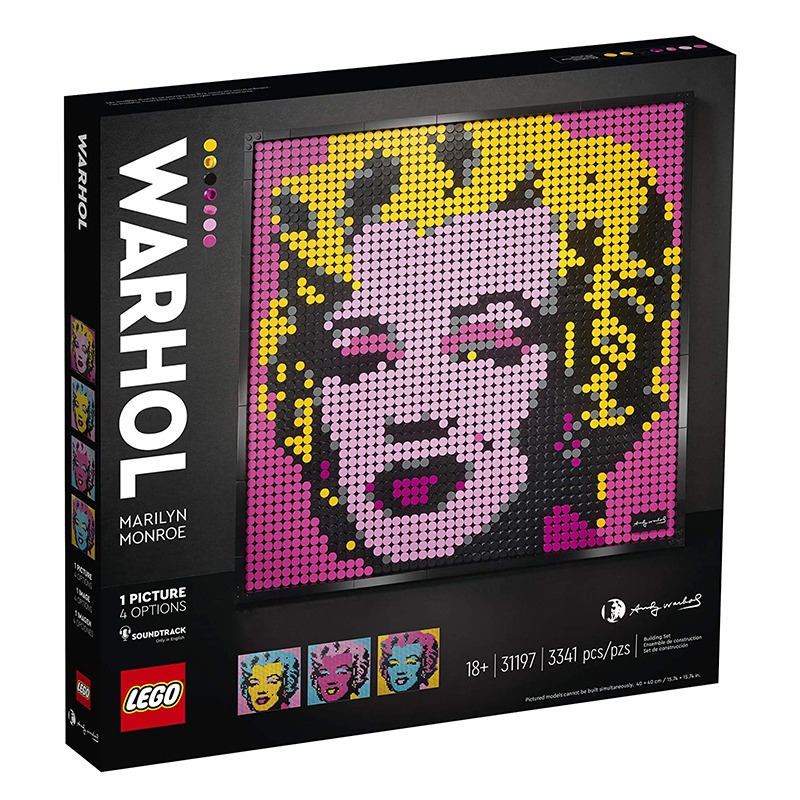 Lego Art Andy Warhol’s Marilyn Monroe