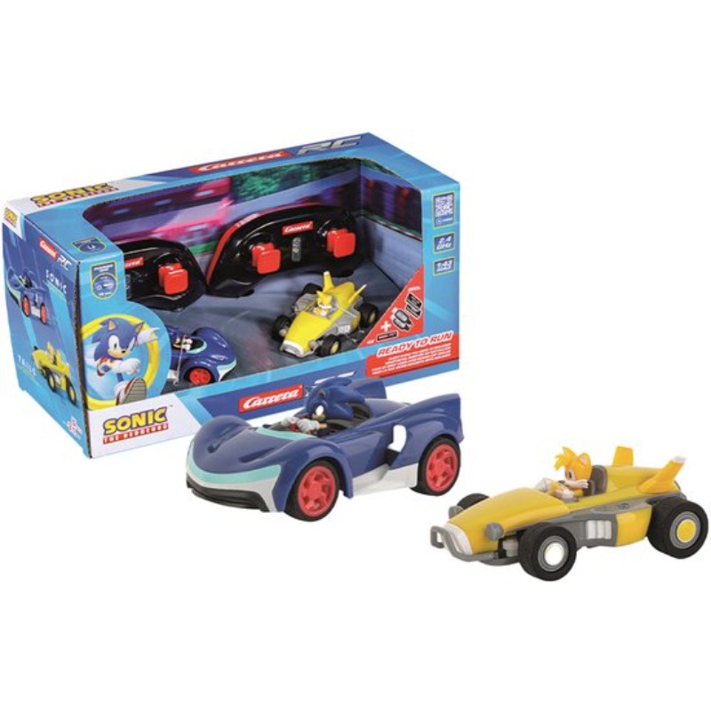 Carrera Team Sonic Racing Mini Rc - Sonic & Tails 1: 43