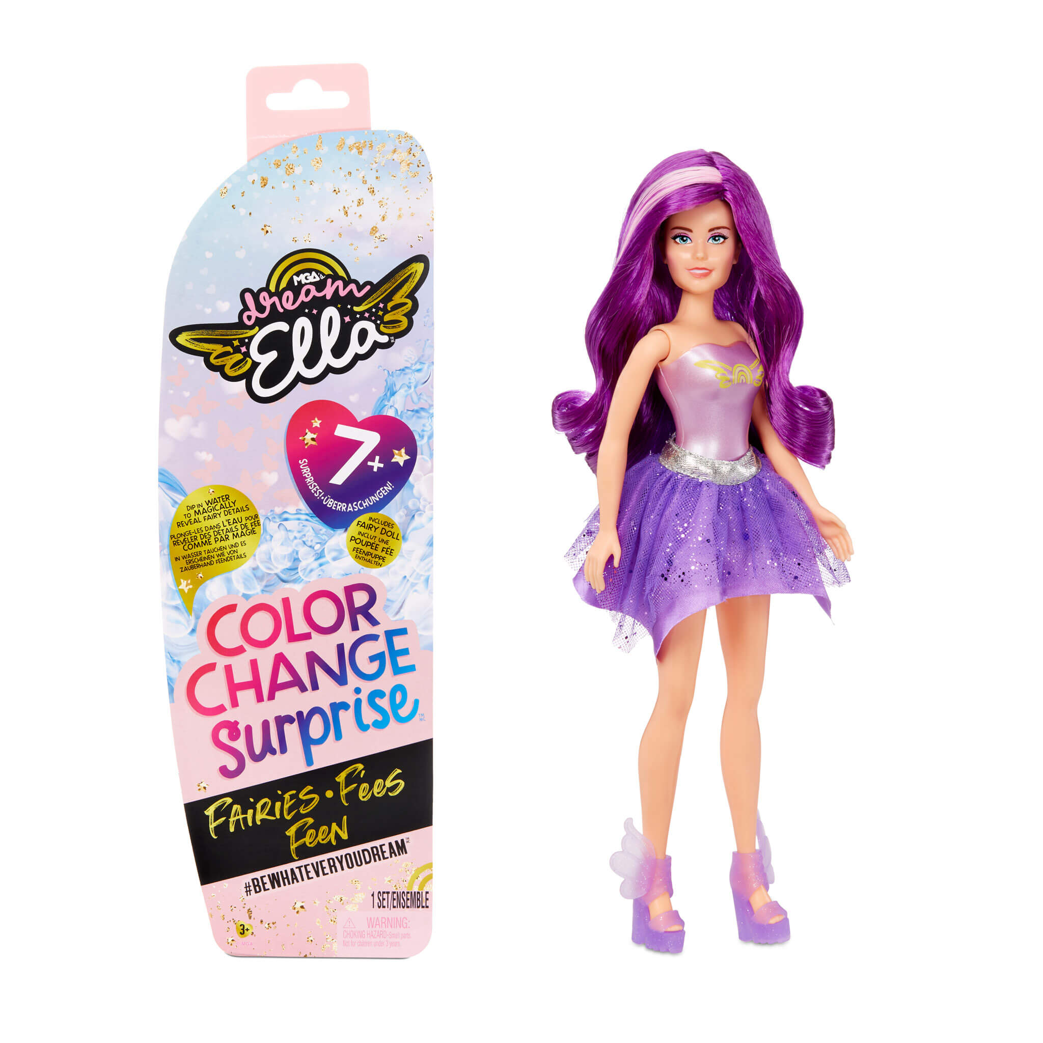 Dream Ella Color Change Surprise Fairies Aria - Purple