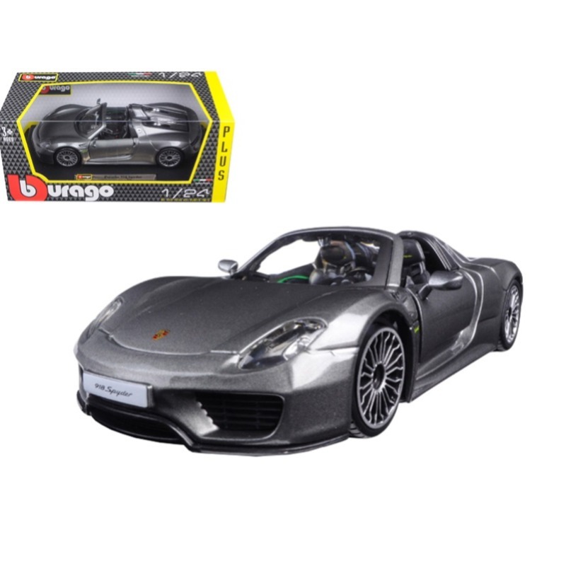 Bburago Porsche 918 Spyder - Grey