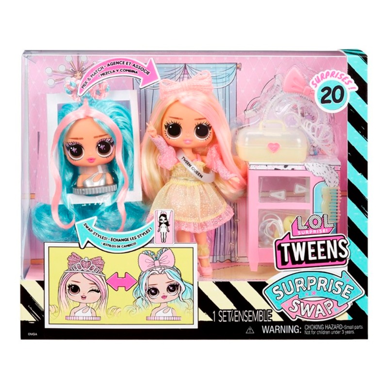 L. O. L. Surprise Tweens Surprise Swap Fashion Doll Braids Waves And Winnie