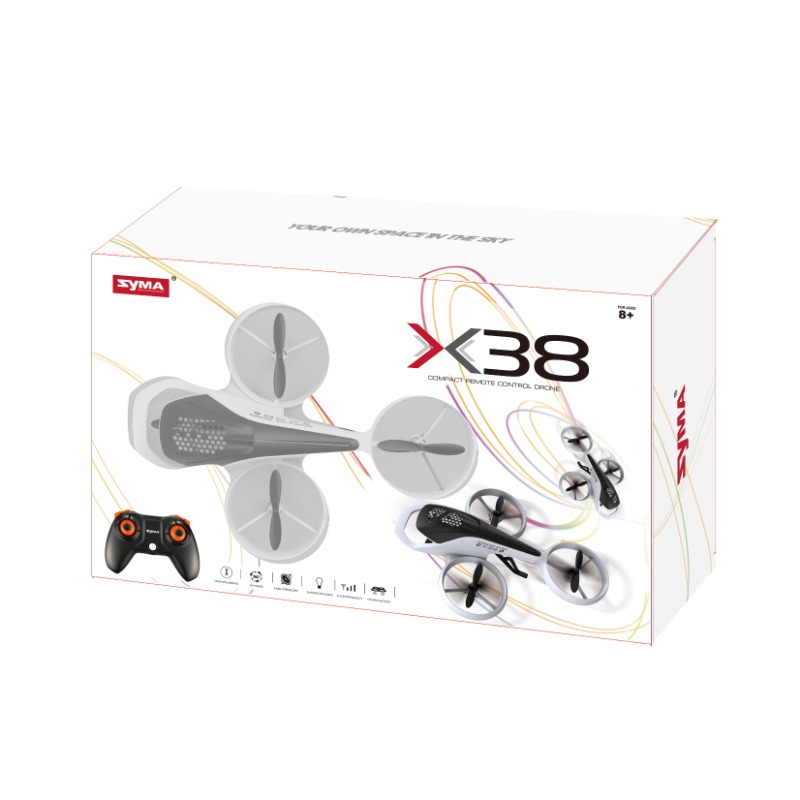 Syma - Revolt R/C 4-Channel Auto Hover Stunt Drone