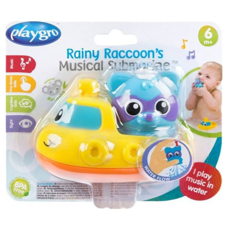 Playgro Rainy Raccoon’s Musical Submarine