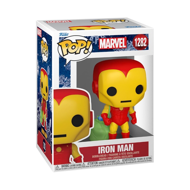 Funko Pop Marvel Holiday - Iron Man With Bag