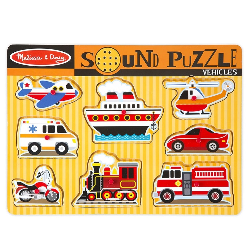 Melissa and Doug Vehicles Sound Puzzle