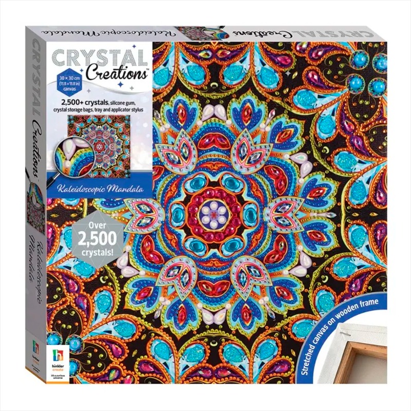 Hinkler Crystal Creations 30cm Canvas - Kaleidoscopic Mandela