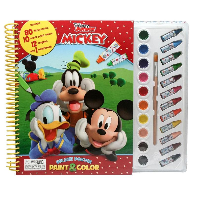 Disney Junior Mickey Paint And Color Book