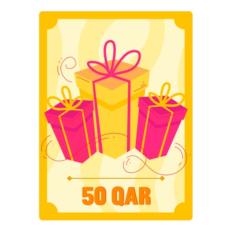 كوبون هدية رقمية 50 ر. ق