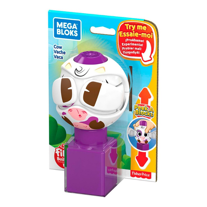 Mega Bloks Peek A Blocks Cow