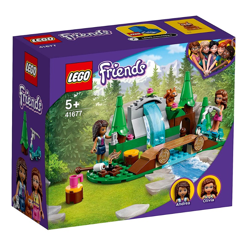 Lego Friends Forest Waterfall Camping Adventure Set