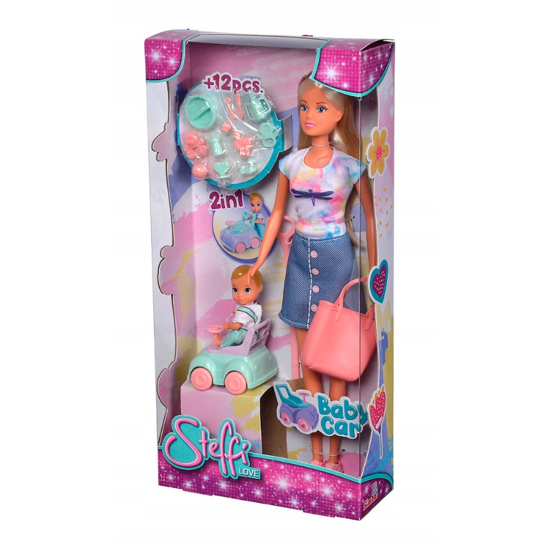 Simba Stevie Love Baby Car Doll