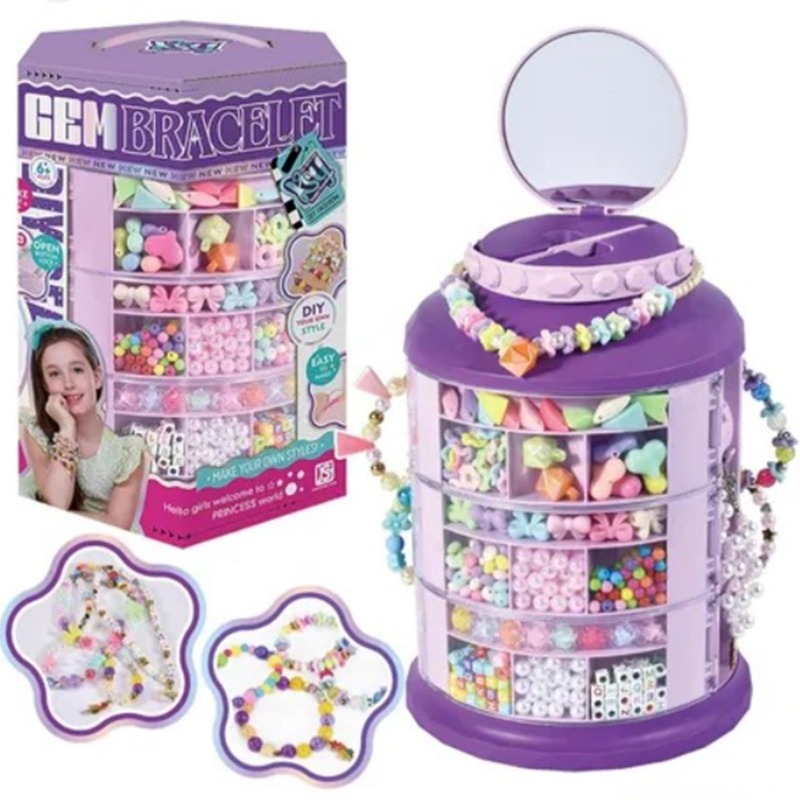 Colorful Beaded Bracelet Making Kit