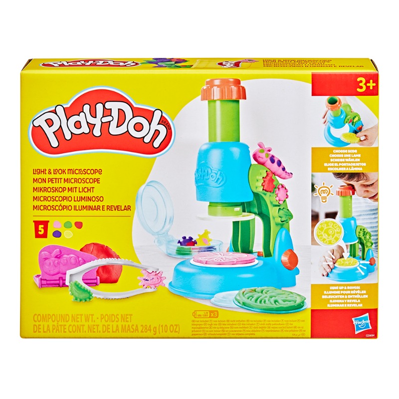 Play Doh Light And Look Microscope Clay Set for Kids