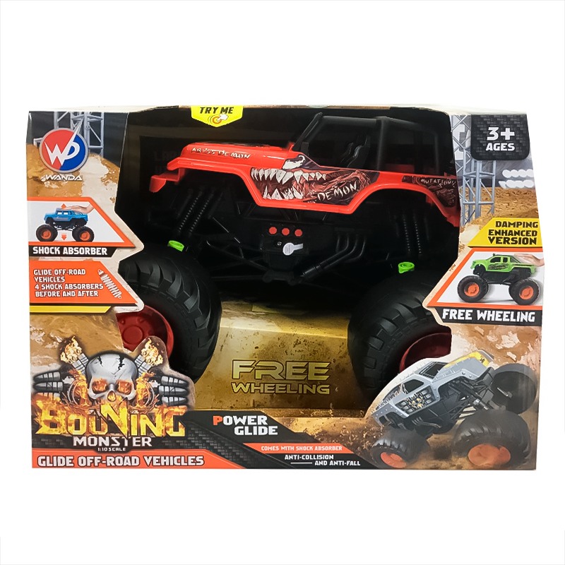Friction Monster Truck Toy - Red