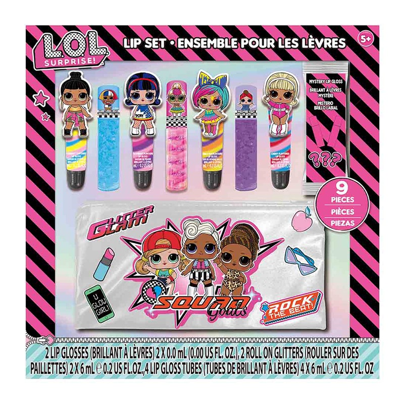L. O. L. Surprise Lip Gloss Set With Bag - 8 Pack