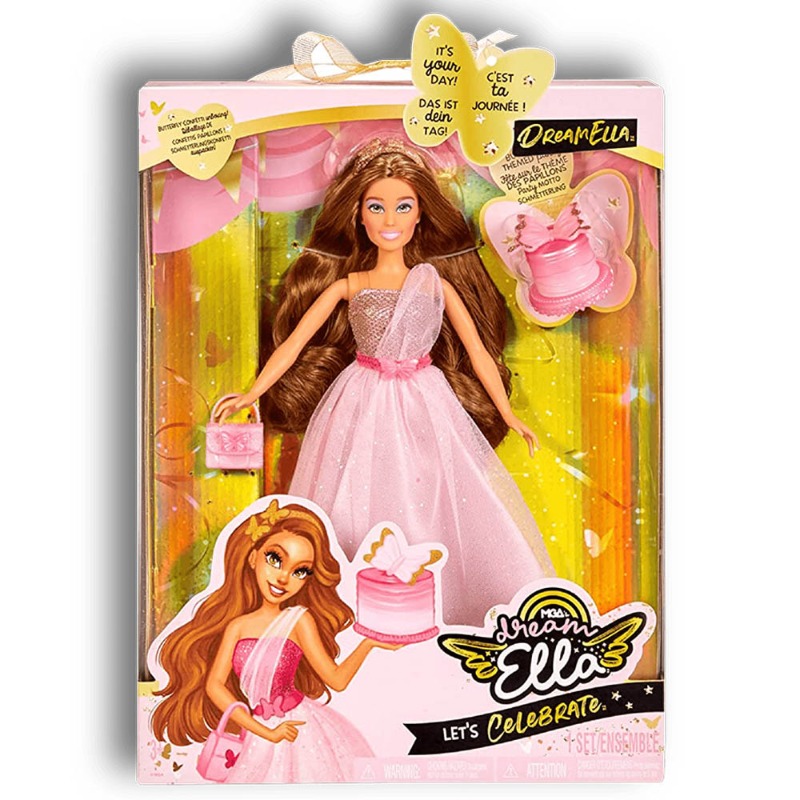 Dream Ella 11. 5cm Celebration Doll with Pink Accessories