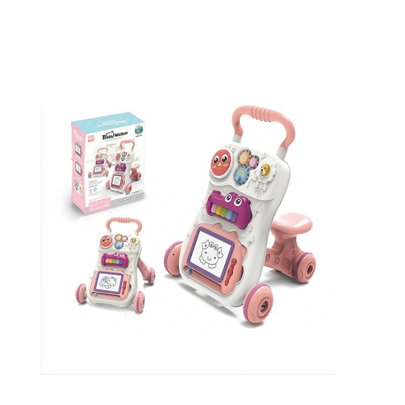 Multifunctional Baby Walker - Pink